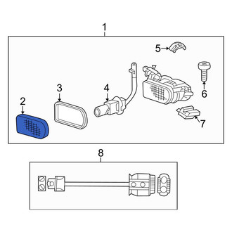 Mercedes-Benz OE - Front Right Fog Light Lens