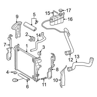Mercedes-Benz OE - Cooling - Radiator & Components