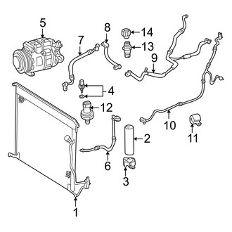 Mercedes-Benz OE - Air Conditioner & Heater - Condenser, Compressor & Lines
