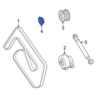 Mercedes-Benz OE - Accessory Drive Belt Idler Pulley Cap