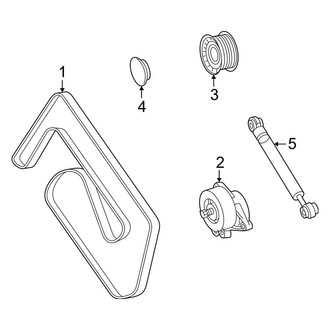 Mercedes-Benz OE - Cooling - Belts & Pulleys
