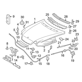 Mercedes-Benz OE - Hood & Grille - Hood & Components