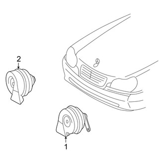 Mercedes-Benz OE - Electrical - Horn