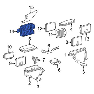 Mercedes-Benz OE - HVAC Control Module
