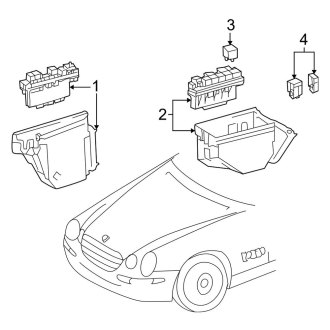 2002 Mercedes CL Class OEM Electrical Parts | Sensors, Switches — CARiD.com