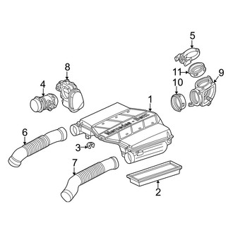 Mercedes-Benz OE - Engine - Air Intake (5.0L)