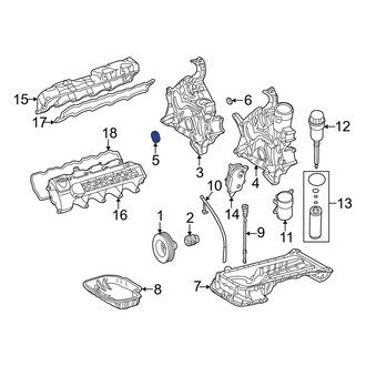 Mercedes-Benz OE - Front Engine Crankshaft Seal