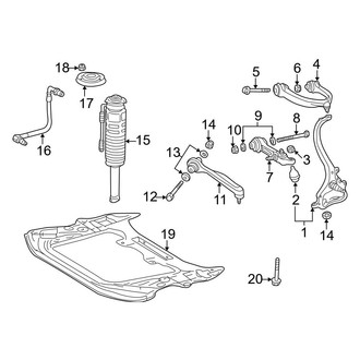 Mercedes-Benz OE - Front Suspension - Suspension Components
