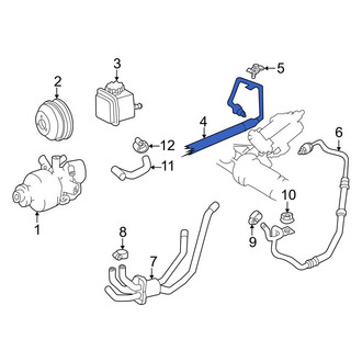 Mercedes-Benz OE - Power Steering Pressure Hose