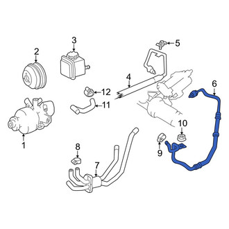 Mercedes-Benz OE - Power Steering Return Hose