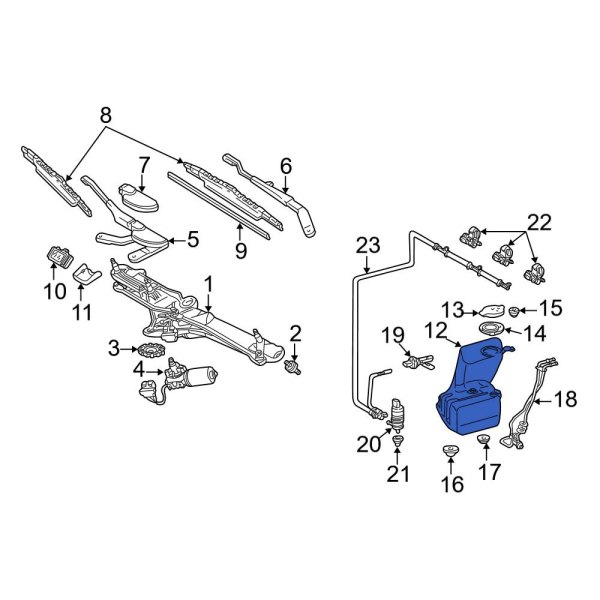 Washer Fluid Reservoir