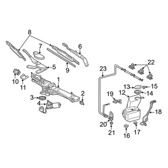 Mercedes-Benz OE - Windshield - Wiper & Washer Components