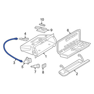 Mercedes-Benz OE - Door Latch Cable