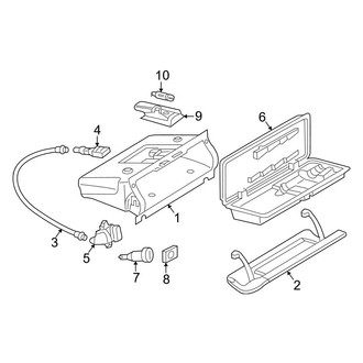 Mercedes-Benz OE - Instrument Panel - Glove Box