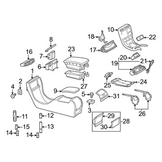 Mercedes-Benz OE - Center Console