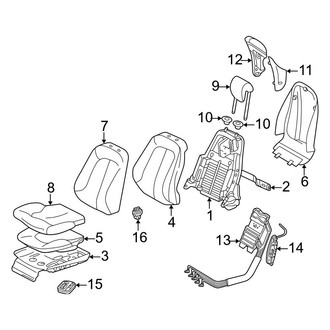 Mercedes-Benz OE - Seats & Tracks - Front Seat Components