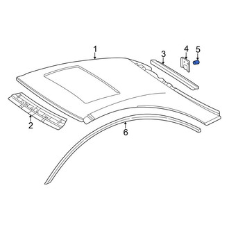 Mercedes-Benz OE - Roof Header Panel Clip