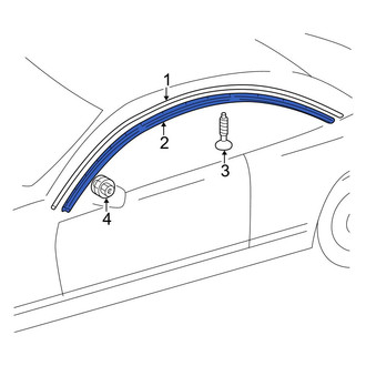 Mercedes-Benz OE - Trunk Floor Access Cover Seal