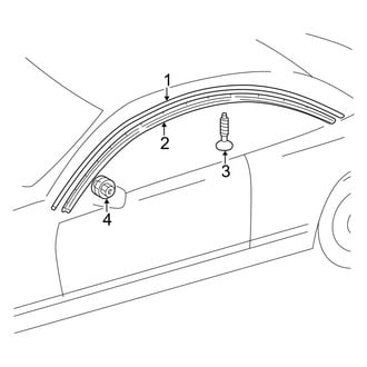 Mercedes-Benz OE - Roof - Exterior Trim