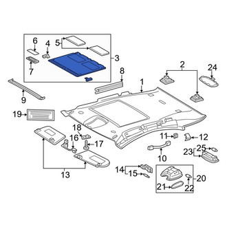 Mercedes-Benz OE - Sun Visor