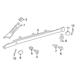 Mercedes-Benz OE - Pillars, Rocker & Floor - Exterior Trim