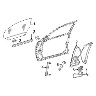 Mercedes-Benz OE - Door - Glass & Hardware (Base)