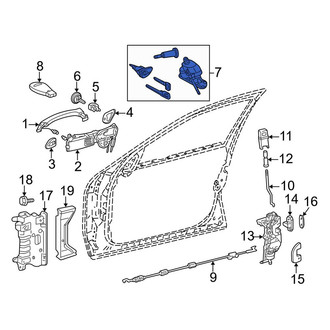 Mercedes-Benz OE - Front Door Lock Cylinder