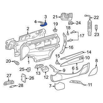Mercedes-Benz OE - Front Right Outer Exterior Door Handle