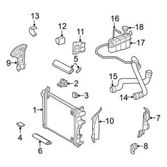 Mercedes-Benz OE - Cooling - Radiator & Components