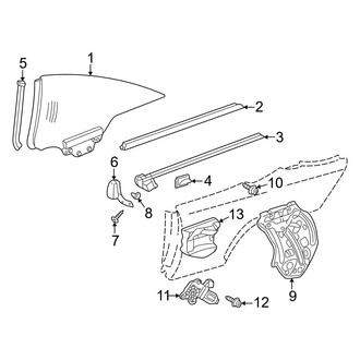 Mercedes-Benz OE - Quarter Panel - Glass