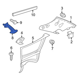 Mercedes-Benz OE - Front Right Interior Grab Bar