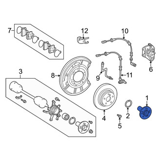 Mercedes-Benz OE - Rear Wheel Hub