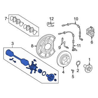 Mercedes-Benz OE - Rear Disc Brake Rotor