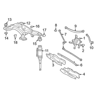 Mercedes-Benz OE - Rear Suspension - Suspension Components