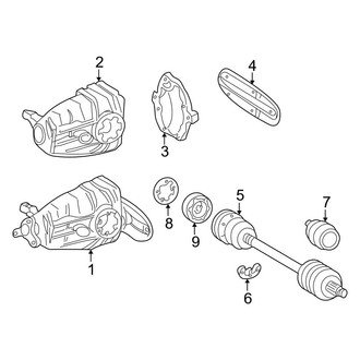 Mercedes-Benz OE - Rear Suspension - Axle & Differential