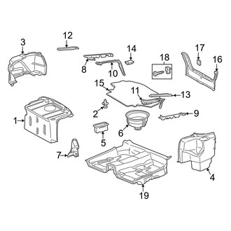 Mercedes-Benz OE - Rear Body & Floor - Interior Trim (Trunk)