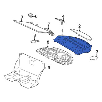 Mercedes-Benz OE - Rear Package Tray