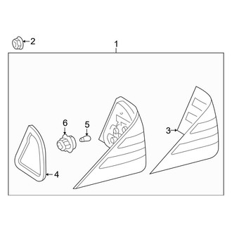 Mercedes-Benz OE - Rear Lamps - Tail Lamps