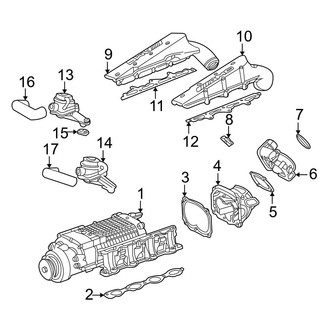 Mercedes-Benz OE - Engine - Supercharger & Components (Base 5.5L)