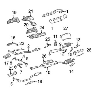 Mercedes-Benz OE - Exhaust System - Exhaust Components
