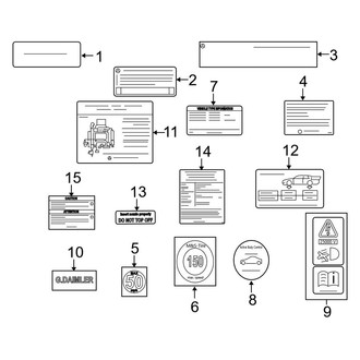 Mercedes-Benz OE - Information Labels - Labels