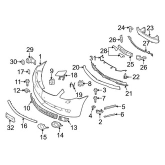 Mercedes-Benz OE - Rear Parking Aid System Wiring Harness