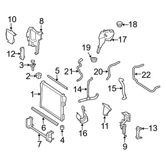 Mercedes-Benz OE - Cooling - Radiator & Components