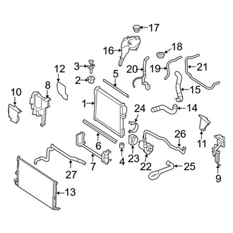 Mercedes-Benz OE - Cooling - Radiator & Components