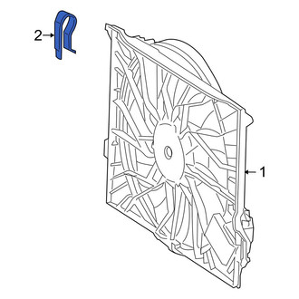 Mercedes-Benz OE - Engine Cooling Fan Shroud Clamp