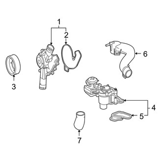 Mercedes-Benz OE - Cooling - Water Pump