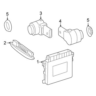 Mercedes-Benz OE - Electrical Components (Parktronic System (PTS))