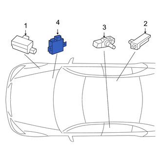 Mercedes-Benz OE - Tire Pressure Monitoring System (TPMS) Control Module