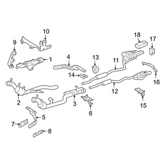 Mercedes-Benz OE - Exhaust System - Exhaust Components