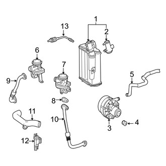 Mercedes-Benz OE - Emission System - Emission Components (6.3L)